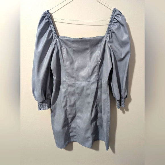 7 For All Mankind Vegan Leather Dress - Picture 2 of 10